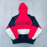 THE Ohio State Buckeyes: 1990's Pro Player Reverse Spellout Fullzip Jacket (XL)