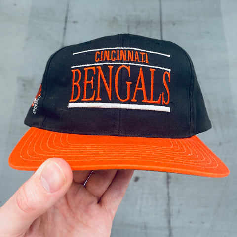 Cincinnati Bengals: 1990's Embroidered Spellout Snapback