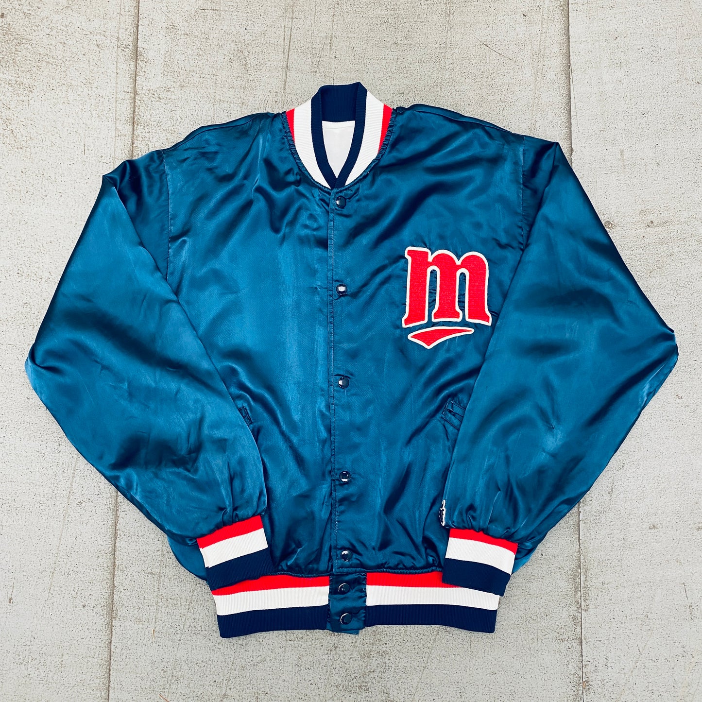 Minnesota Twins: 1980's Satin Bomber Jacket (L)