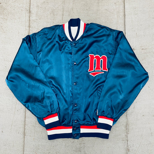 Minnesota Twins: 1980's Satin Bomber Jacket (L)