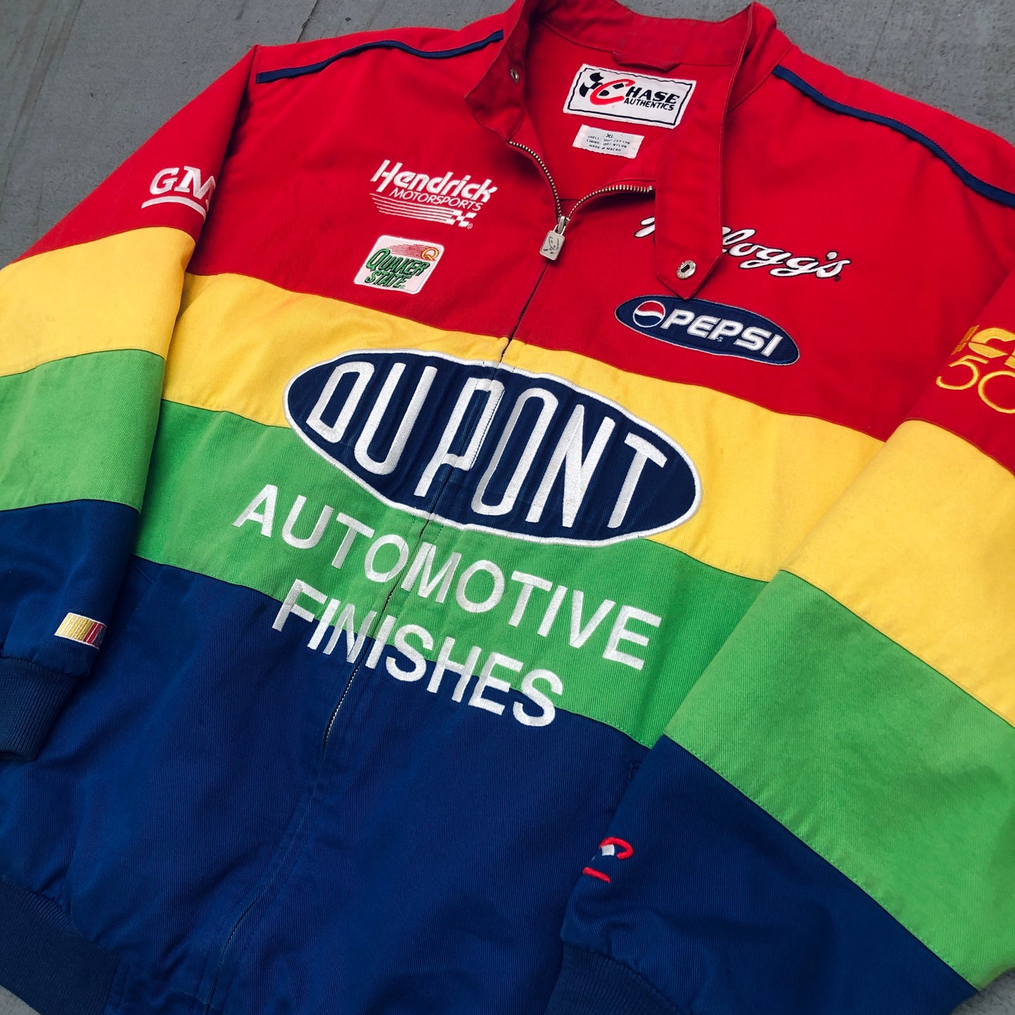 NASCAR: Jeff Gordon Chase Authentics "Rainbow" Jacket (XL)